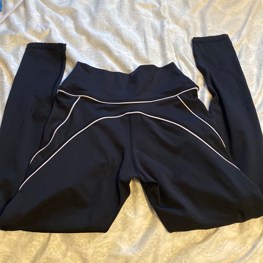 Buff Bunny Black and White Full Length Leggings size Medium